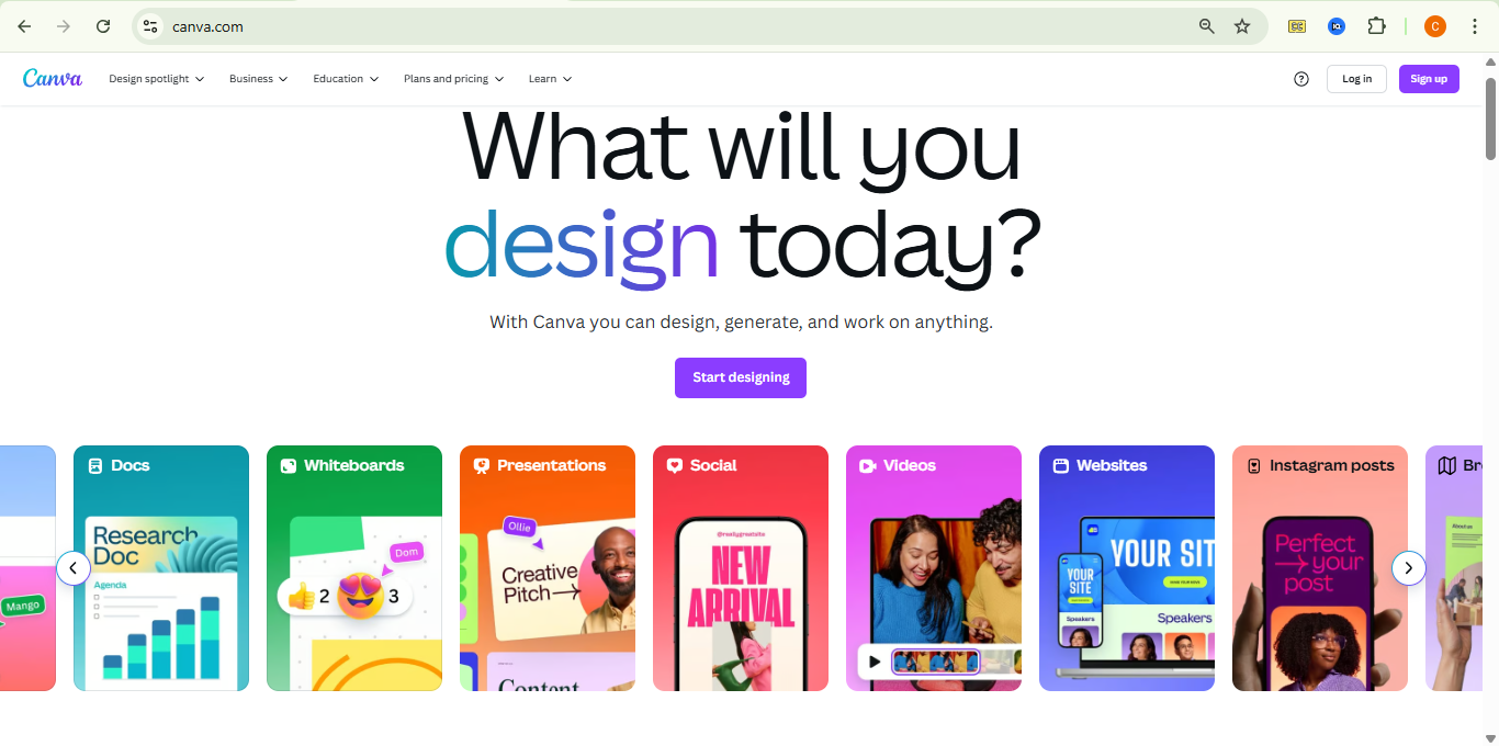 Canva is a social media tool