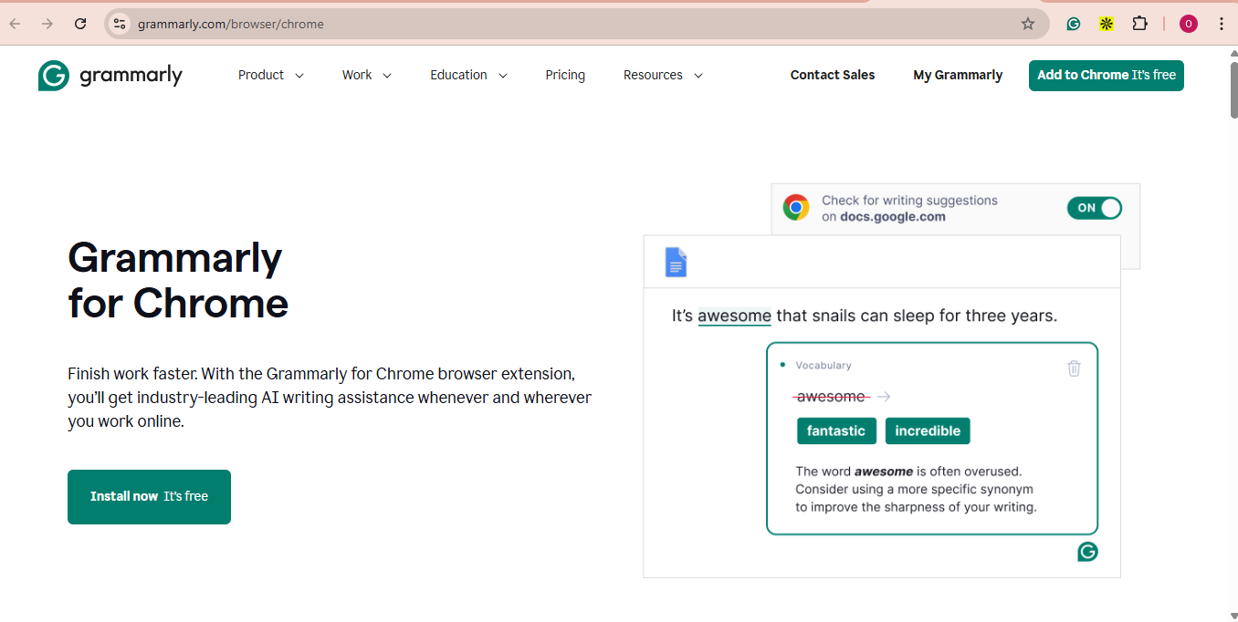 Grammarly is a social media tool to assist in your writings 